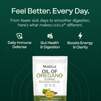 Lucelle™ Oregano & Black Seed Oil Softgels